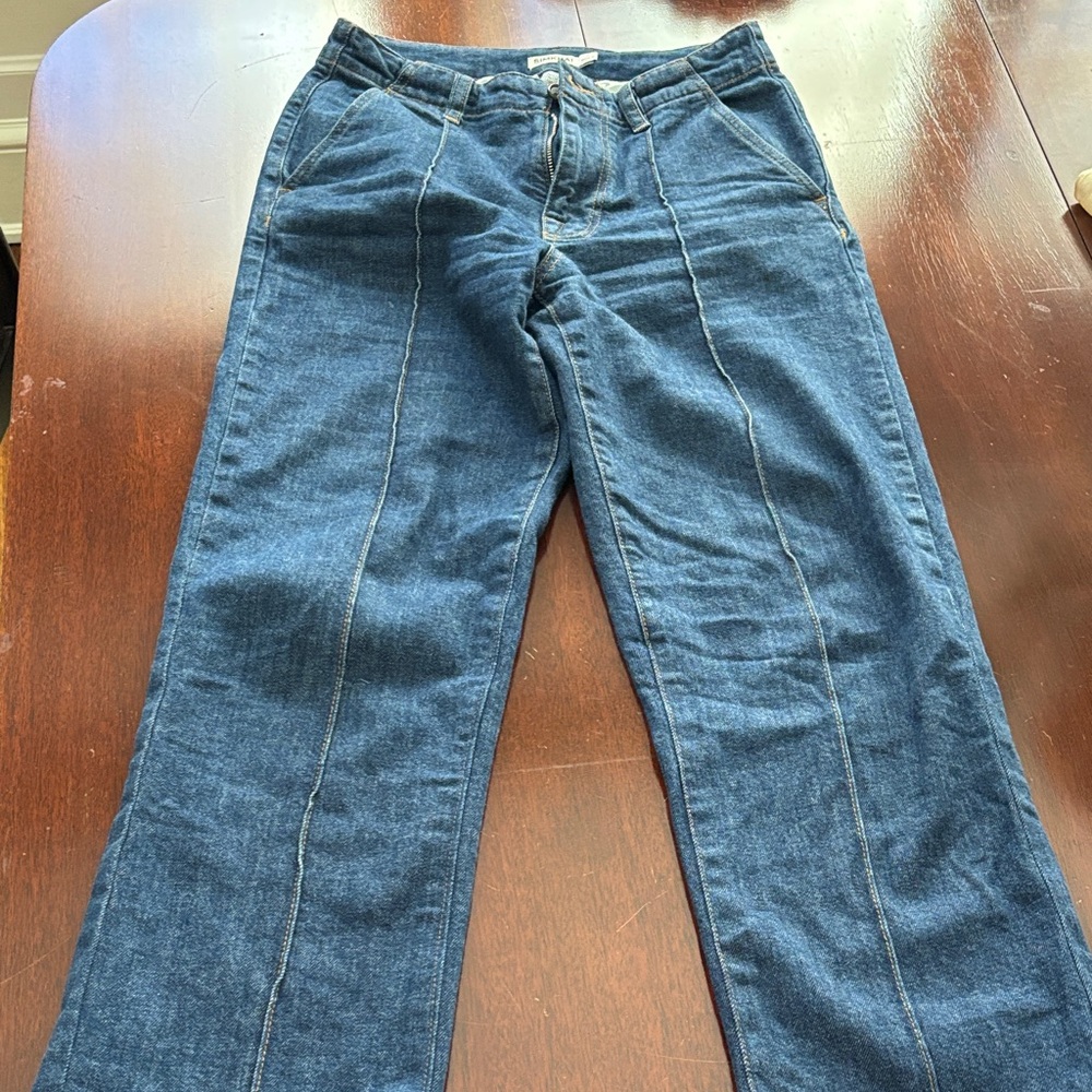 Jonathan Simkhai Dark Blue Straight Leg Jeans